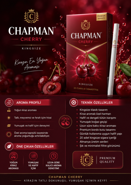 CHAPMAN CHERRY (KİRAZ) 1 KARTON