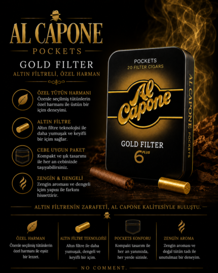 AL CAPONE POCKETS GOLD FILTER