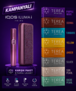IQOS ILUMA i PRIME – Garnet Kırmızısı (ÖZEL RENK)+ Karışık TEREA 1 KARTON