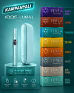 IQOS ILUMA i DUO – Breeze Blue & + KARIŞIK TEREA (1 KARTON)