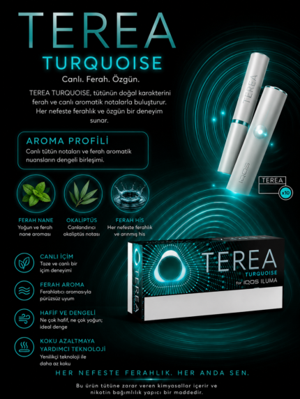 TURQUOISE IQOS ILUMA Dubai UAE TEREA 1 KARTON 200 STİCK