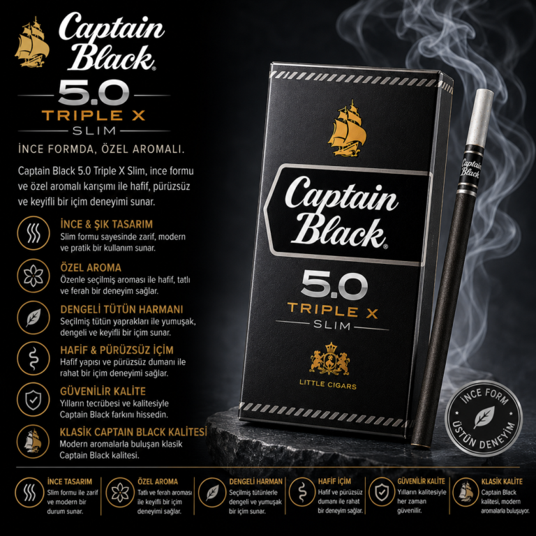 CAPTAIN BLACK 5.0 TRIPLE X SLIM