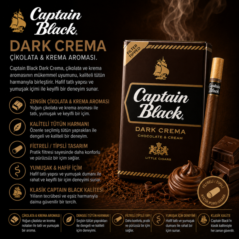 CAPTAIN BLACK DARK CREMA