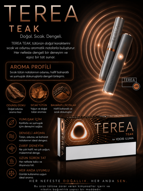 TEAK IQOS ILUMA KIBRIS K.K.T.C 1 KARTON 200 STİCK